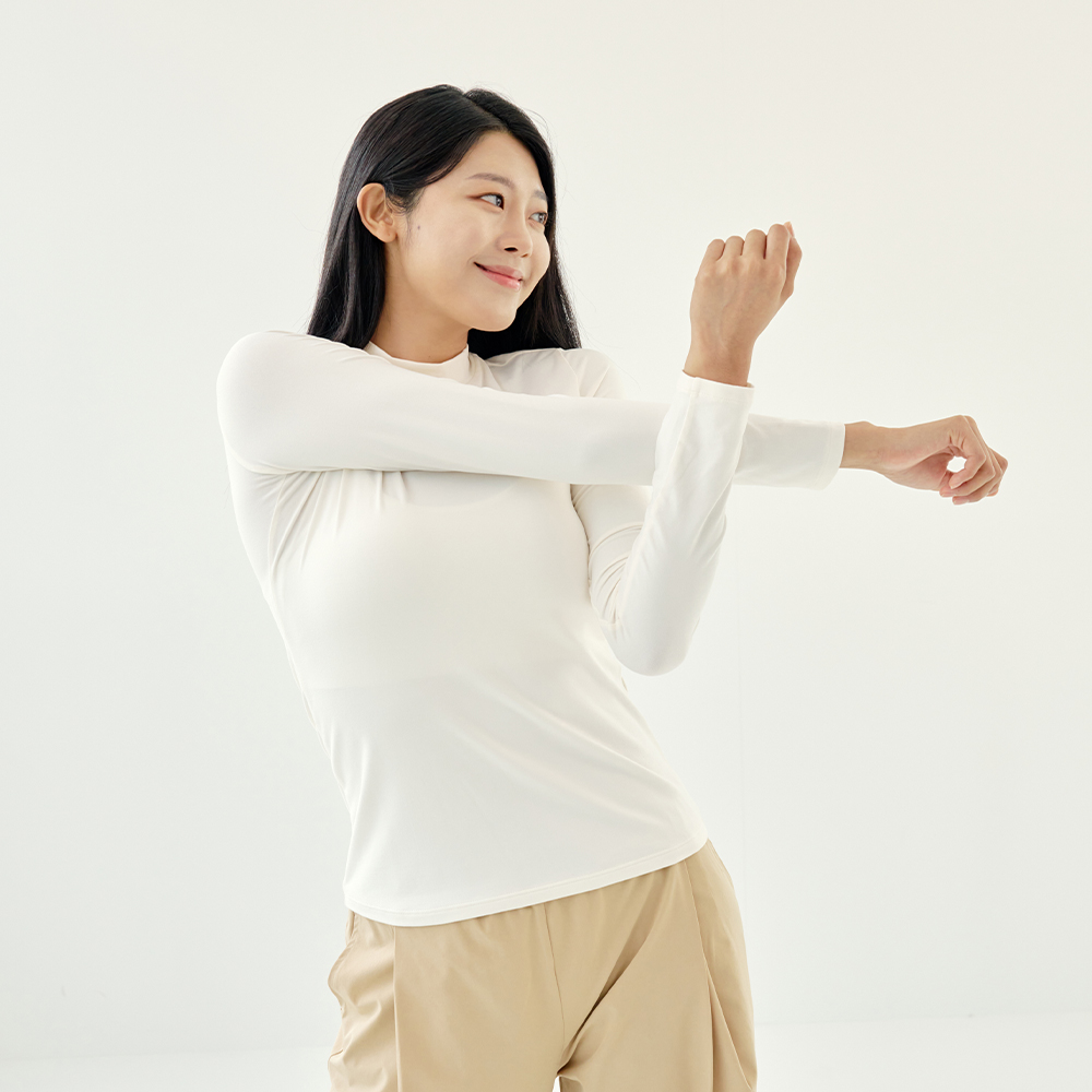 소프트 웜 하프넥 롱 슬리브 AWWDTL702 - 상세 이미지 4