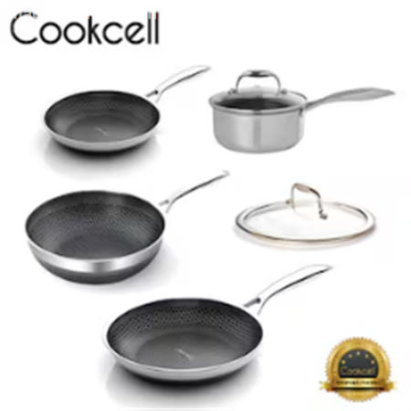 [Cookcell] 쿡셀 통3중 블랙에디션 세라믹큐브 6종세트 / 품번 : 04009