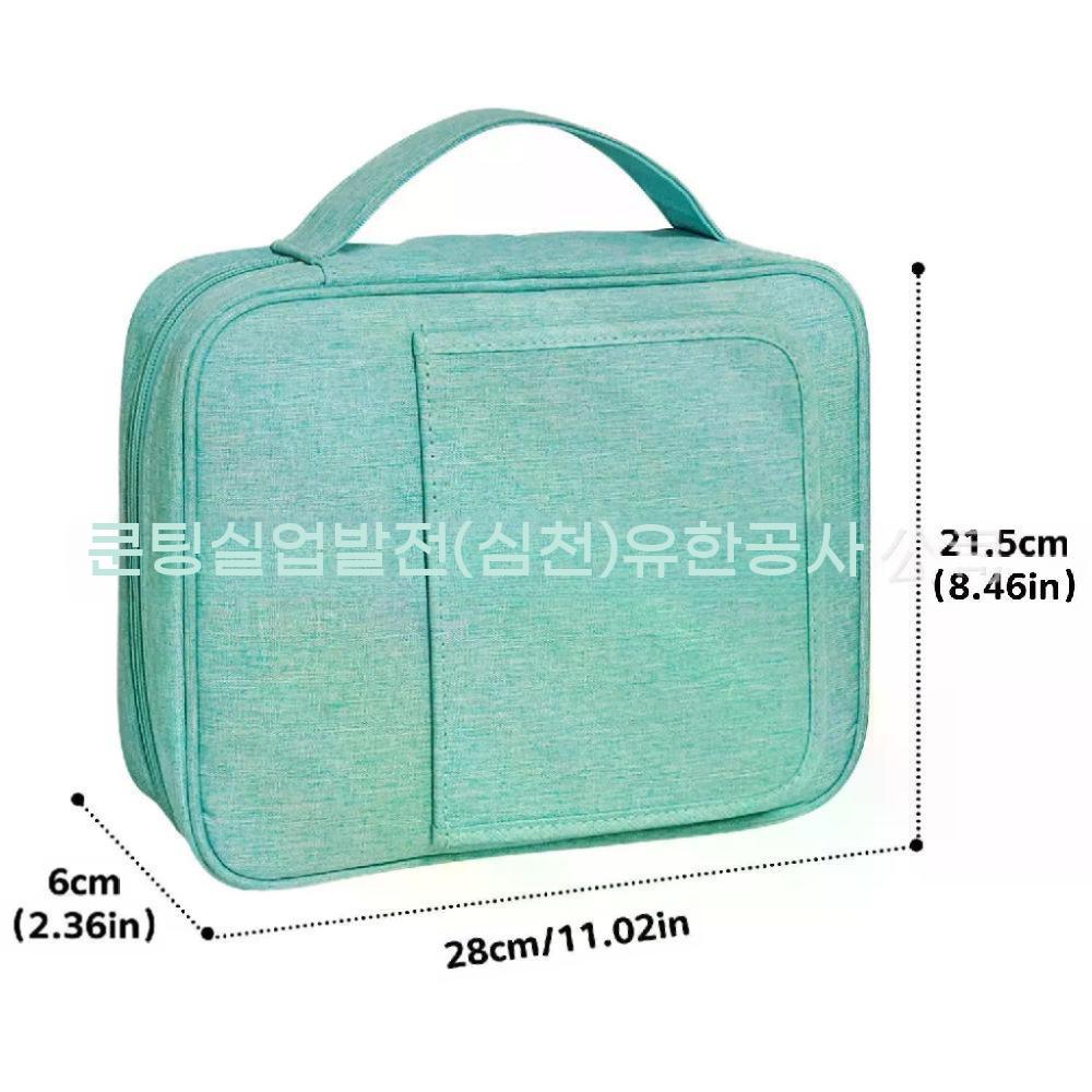 책 파우치 독서 용품 수납 노트 가방 지퍼형 다이어리 교회 펜 필기구 커버 리폼 케이스 - 상세 이미지 2
