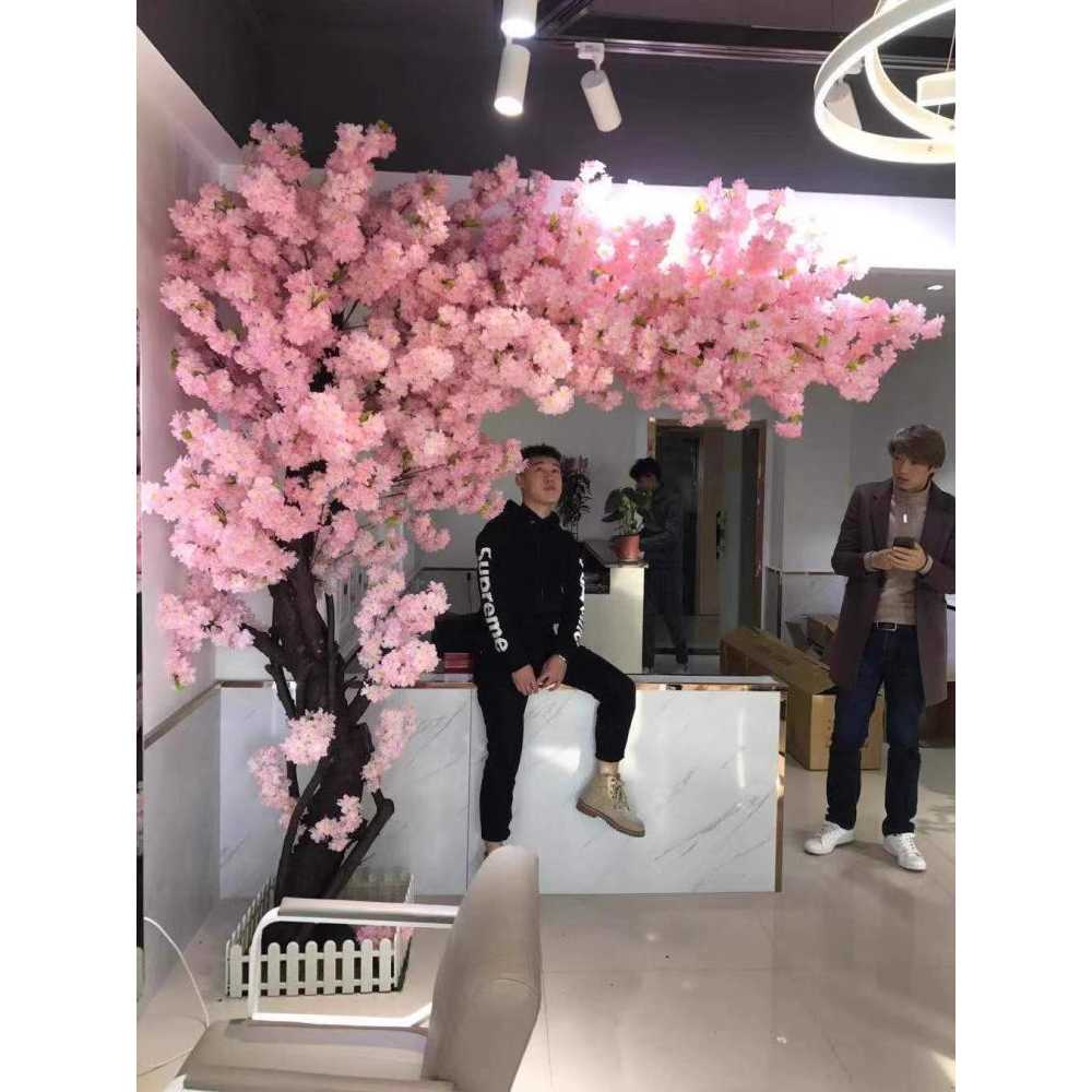 인조 벚꽃나무 조경 아름다운 생화같은 벚꽃 매장 모형 실내 대형 조화 - 상세 이미지 3