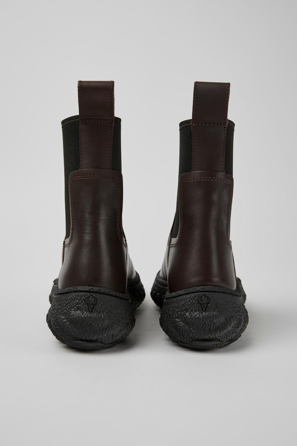 캠퍼 어반 다크브라운 레더 첼시 앵클부츠 K400654-002 BROWN - 상세 이미지 3