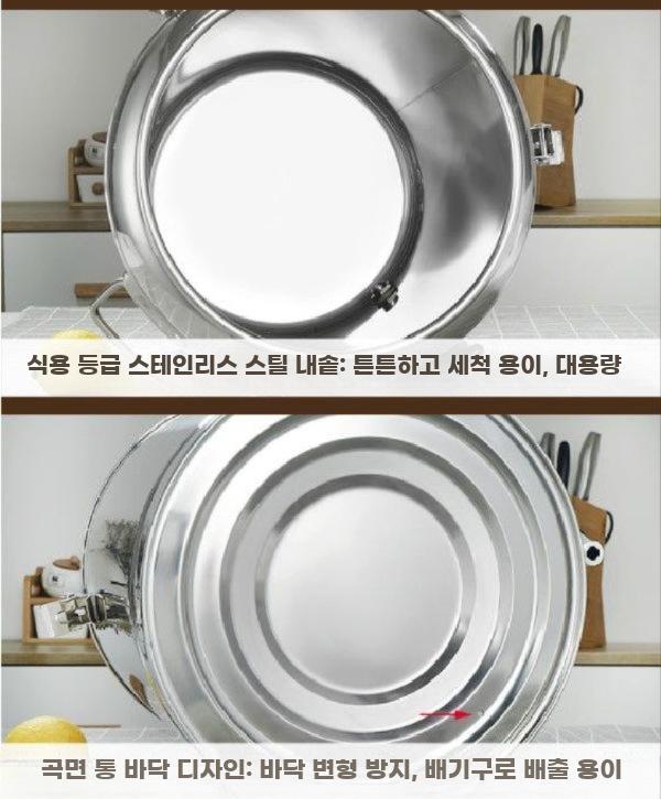 업소용 스테인리스 보온통 강화 단열 보온솥 만두가게 - 상세 이미지 2