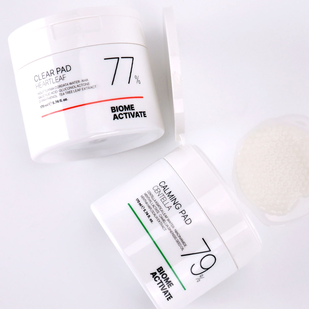 [바액] [2개] 토너 패드 [170ml / 70매] 어성초(각질 트러블케어) 센텔라(피부진정 피지컨트롤)