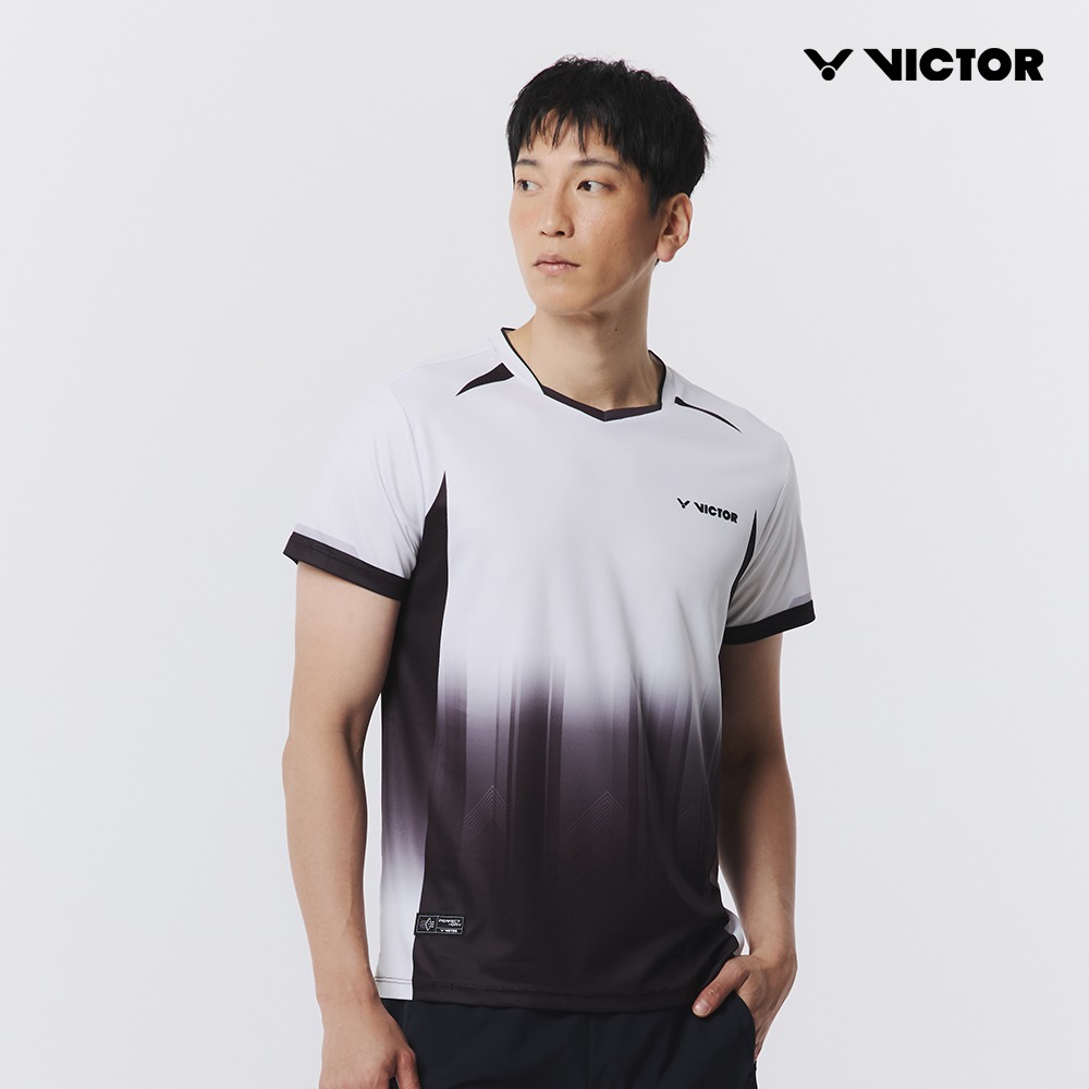 빅터 VICTOR 남성 반팔 티셔츠 VT25CGW020M 배드민턴 탁구 스쿼시 스포츠웨어 - 상품 이미지