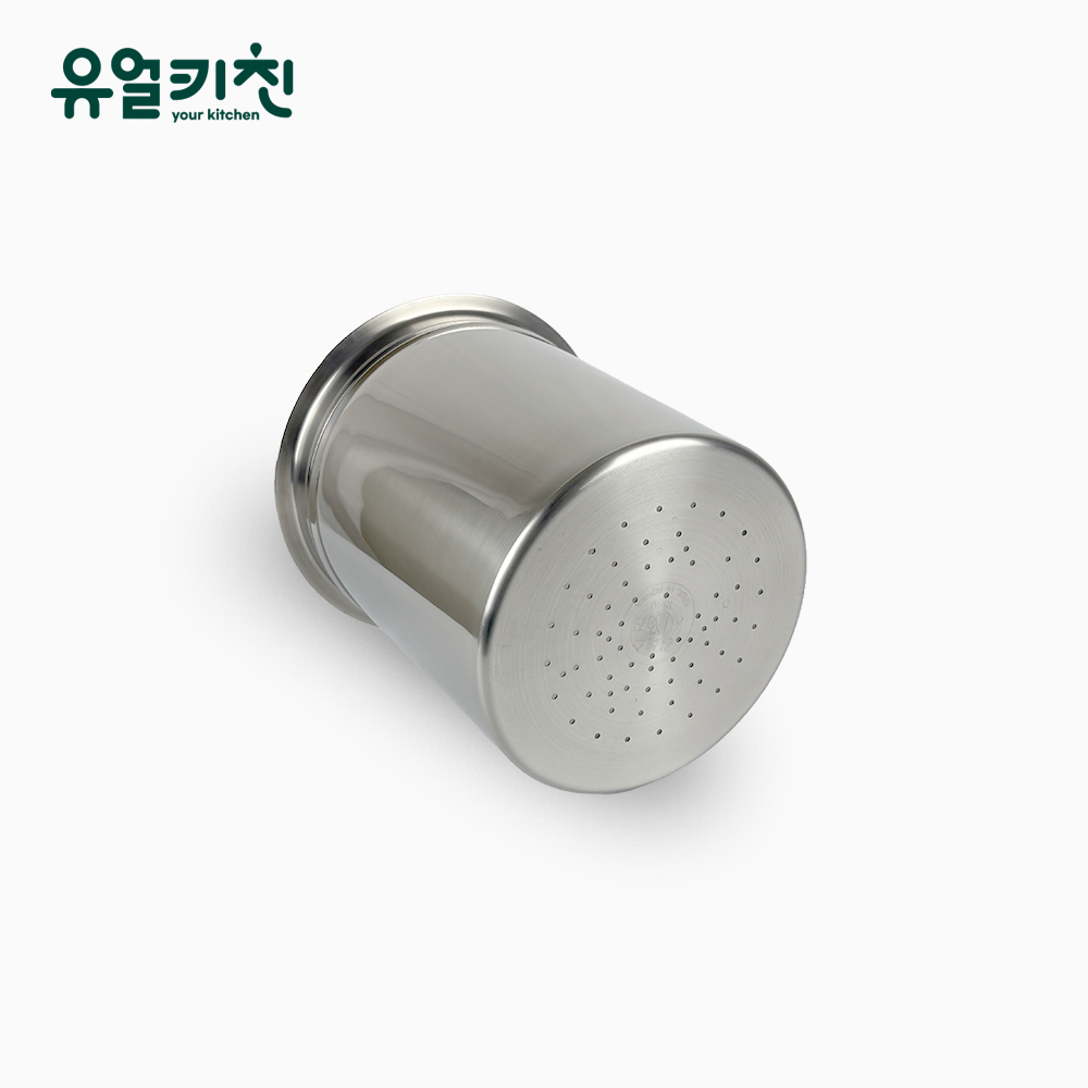 타공 BMP통 스텐소스통 원형반찬통 비엠피 5호 - 상품 이미지