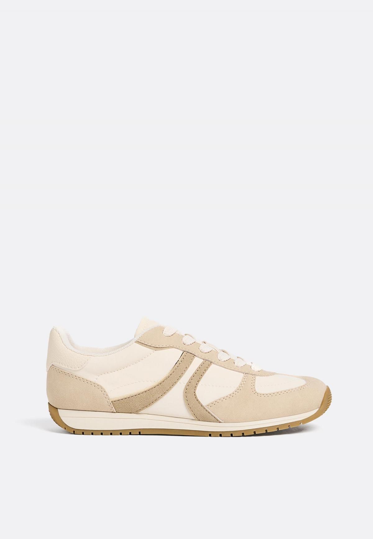 스트라디바리우스 레트로 테크니컬 베이지 로우탑 스니커즈 9518/670 BEIGE - 메인 이미지