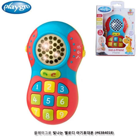 그코 플레이그로 빛나는 멜로디 아기휴대폰 음악교구 전화기장난감 베이비폰