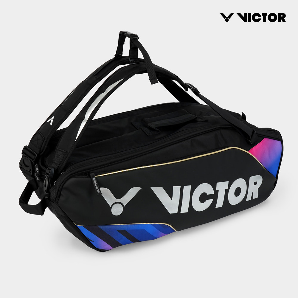 빅터 VICTOR 배드민턴 2단가방 백팩 BR9213 - CF_Black 탁구 스쿼시 라켓백 스포츠 가방 - 상세 이미지 2