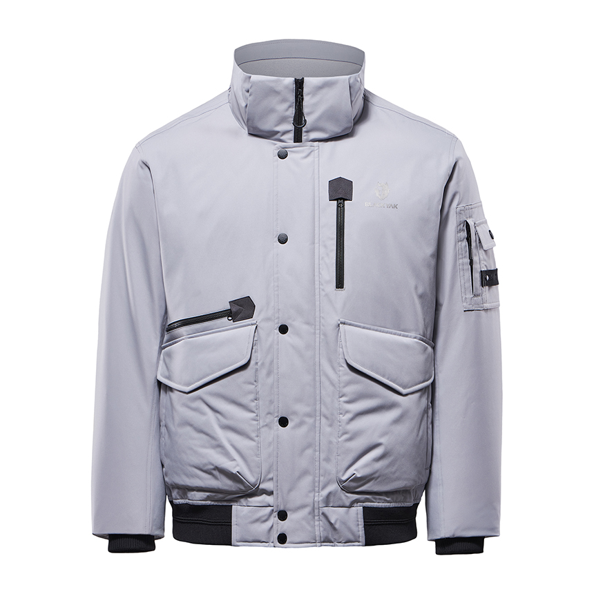 남자 숏패딩 오리털 봄버 파카 다운점퍼