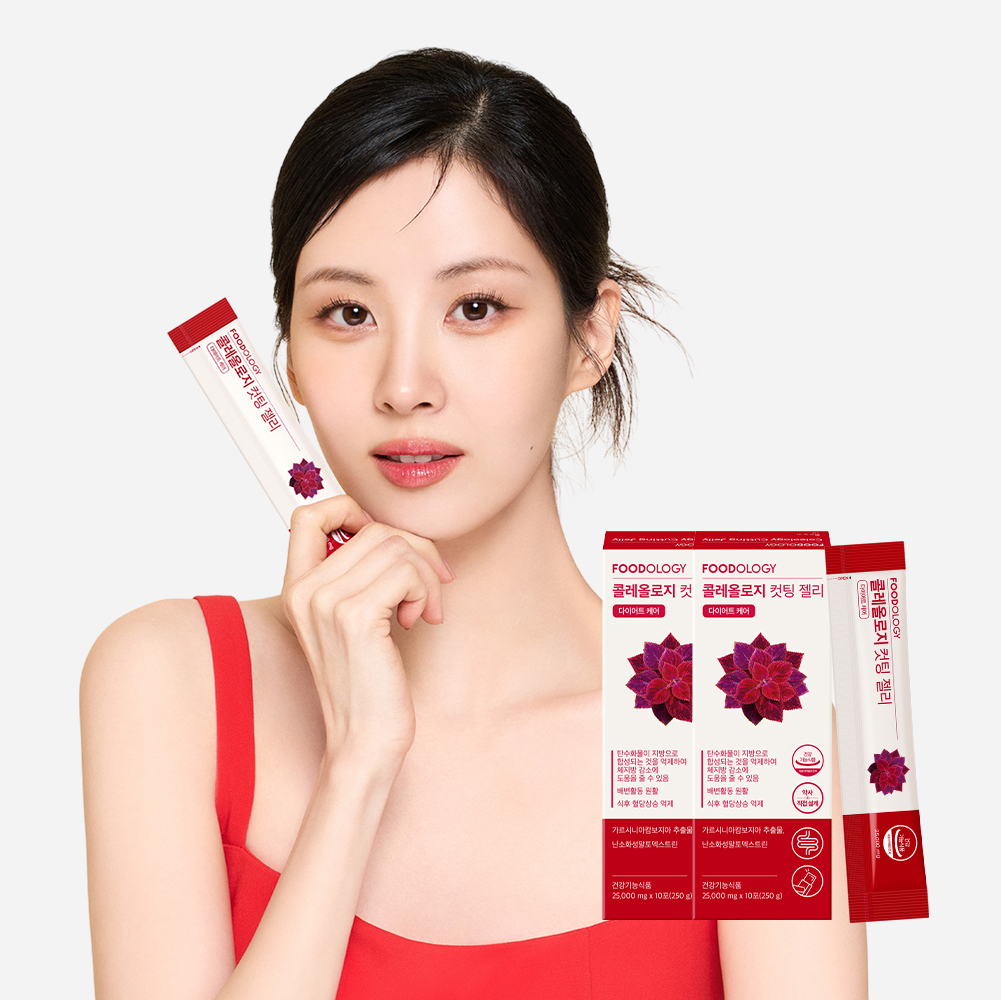 푸드올로지 콜레올로지 가르시니아 컷팅 젤리 25,000mg x 10포 2박스 - 메인 이미지