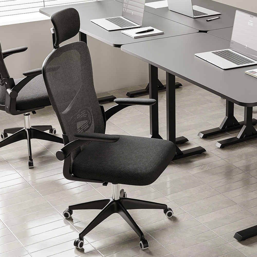 16피스 KM 컴퓨터 사무용 사무실 책상 팔걸이 조절 의자 학생 공부 도서관 튼튼한 체어 - 상세 이미지 5