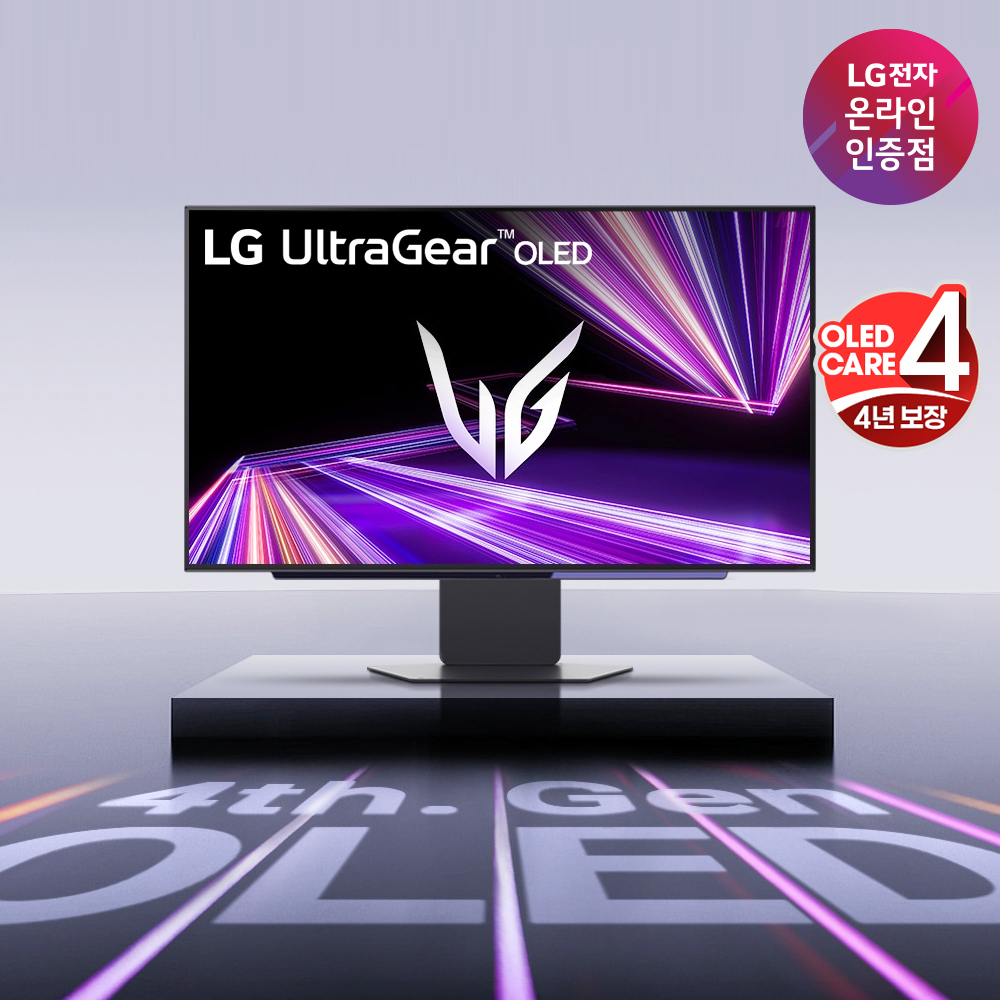 최.종. 86.만 LG 27GX700A 67cm(27인치) OLED 게이밍 모니터 QHD - 메인 이미지