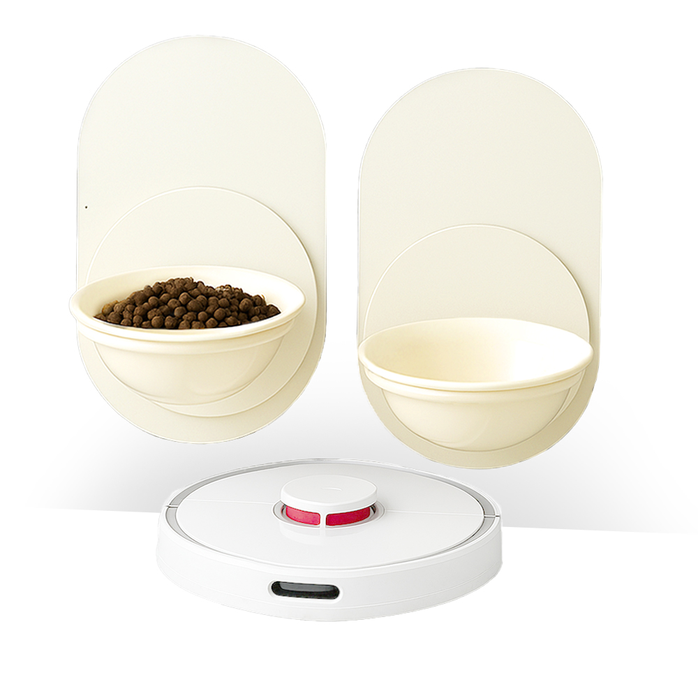 강아지밥그릇 고양이밥그릇 도자기 높이조절 물그릇 분리세척 식기 1구