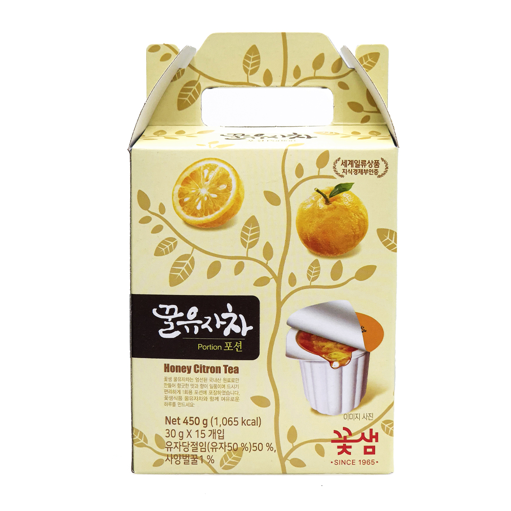 꽃샘 꿀생강차 포션 30g x 15개입 - 상세 이미지 2