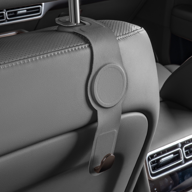 맥세이프 흡착 카니발 옷걸이 BMW 가방걸이 차량용 헤드레스트 후크 뒷자석 손잡이 - 상세 이미지 5