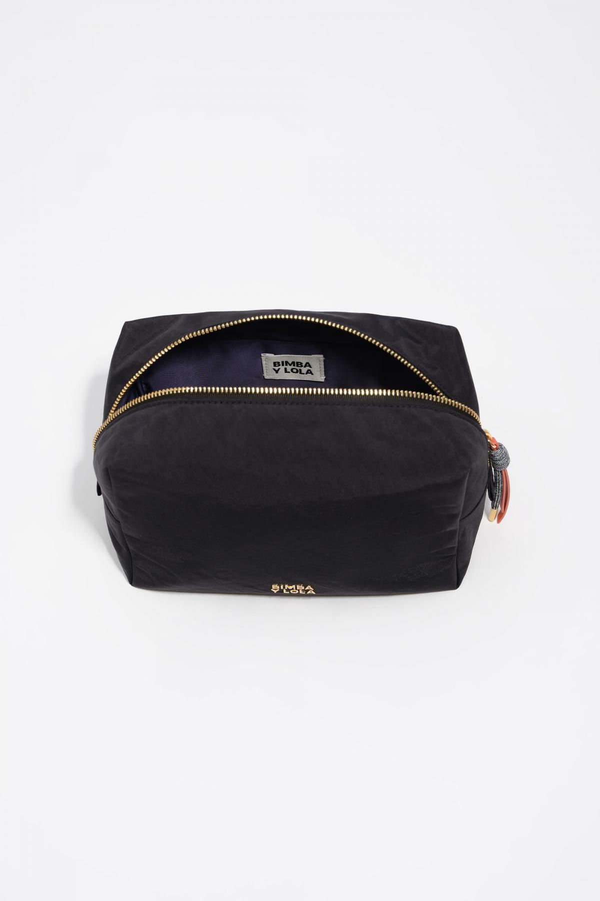 빔바이롤라 블랙 나일론 라지 코스메틱 파우치 252BBI421.11000 BLACK - 상세 이미지 3
