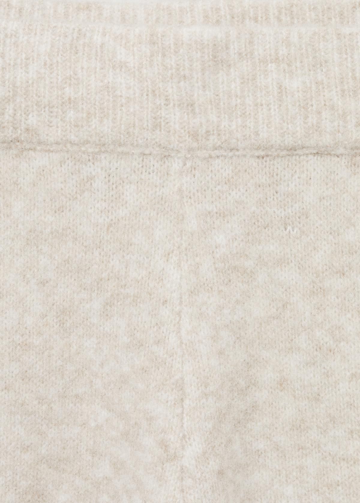 망고 니트 와이드 롱 팬츠 밴딩 27192933 BEIGE - 상세 이미지 2