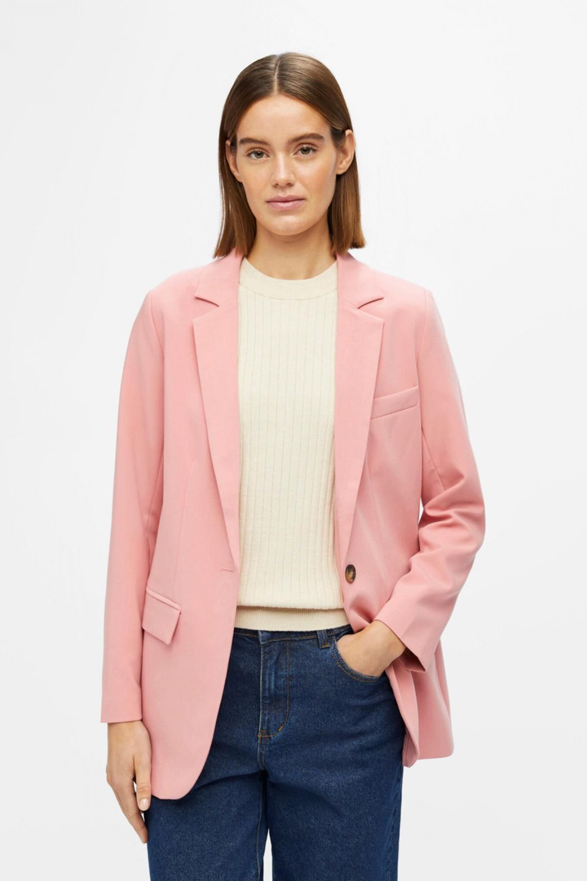오브젝트 테일러드 클래식 블레이저 핑크 7930040 ROSA - 상품 이미지