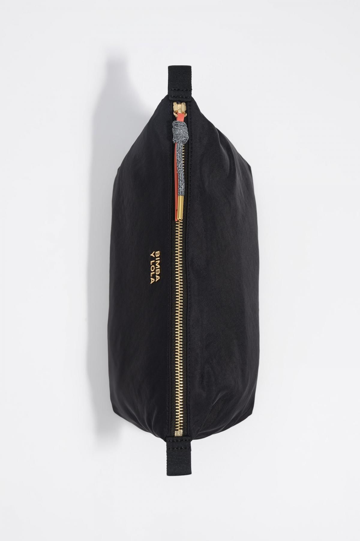 빔바이롤라 블랙 나일론 트라페지오 라지 코스메틱 파우치 252BBI417.11000 BLACK - 상세 이미지 4