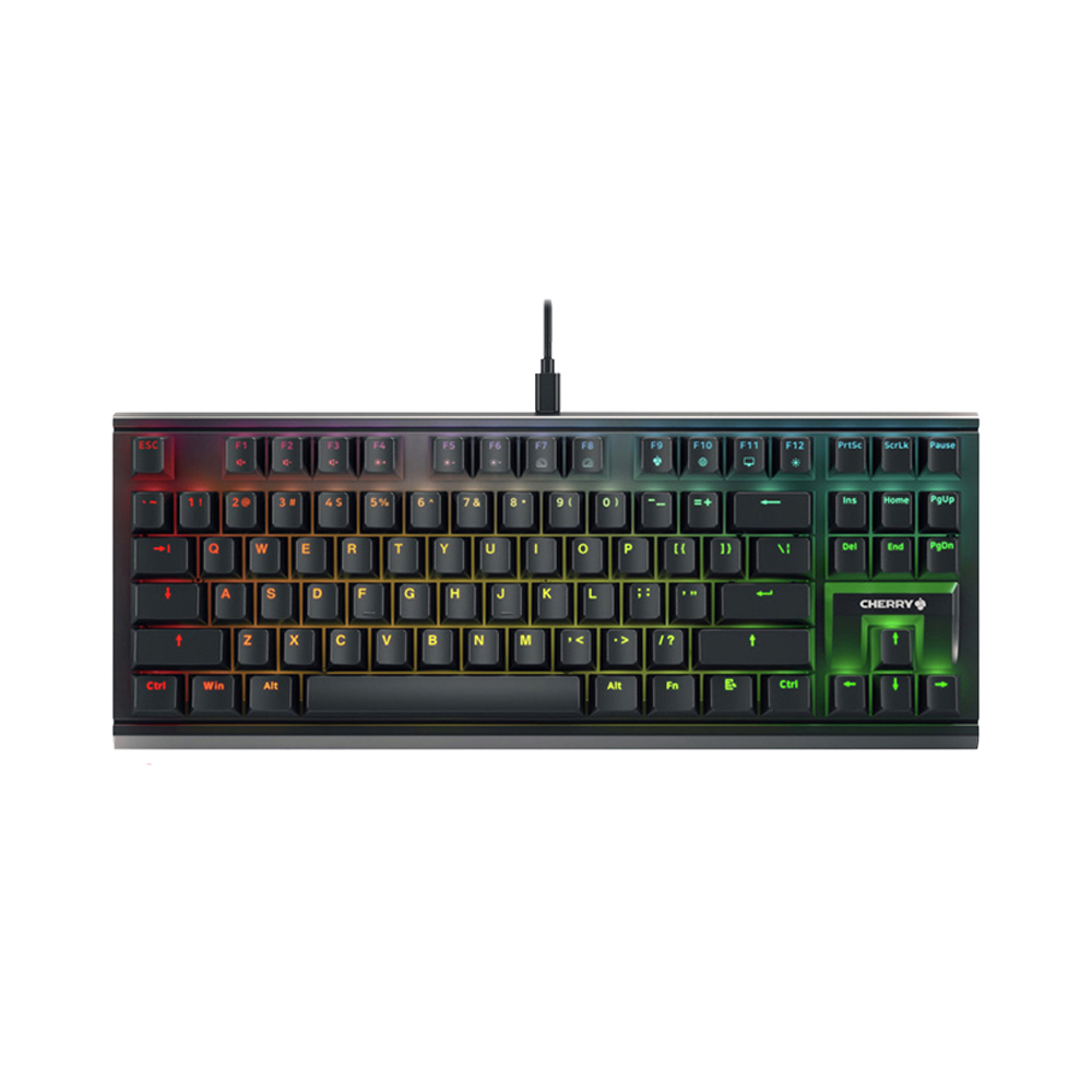 체리 키보드 MX 1.1 RGB TKL 텐키리스 게이밍 기계식 키보드 블랙, 저소음적축 - 상세 이미지 2