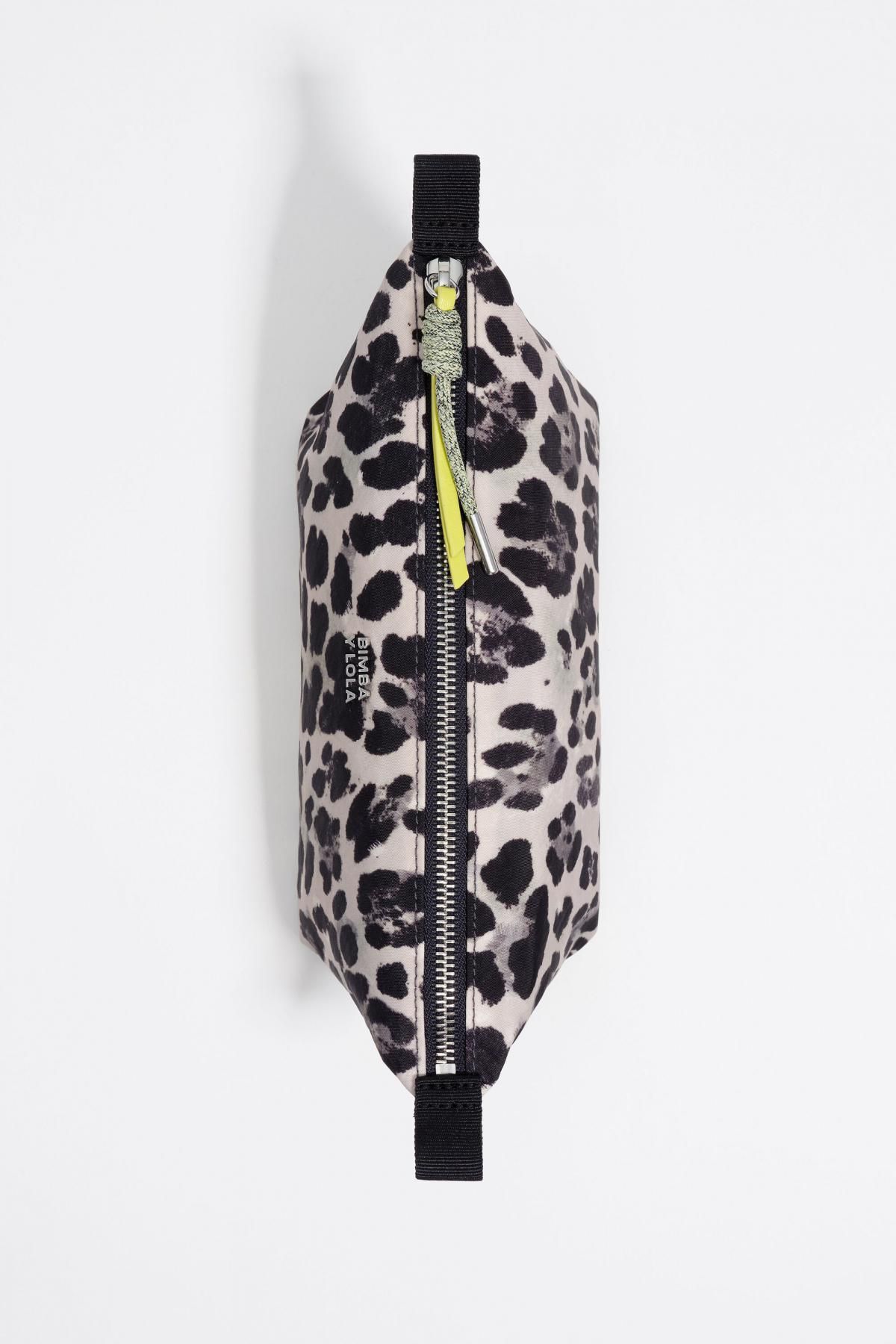 빔바이롤라 레오파드 패턴 나일론 코스메틱 파우치 252BBK415.10342 LEOPARD GREY - 상세 이미지 4