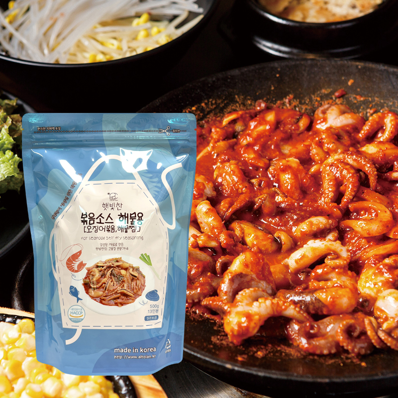 해물용 500g 볶음 양념 분말 오징어볶음,해물볶음,해물찜 - 메인 이미지