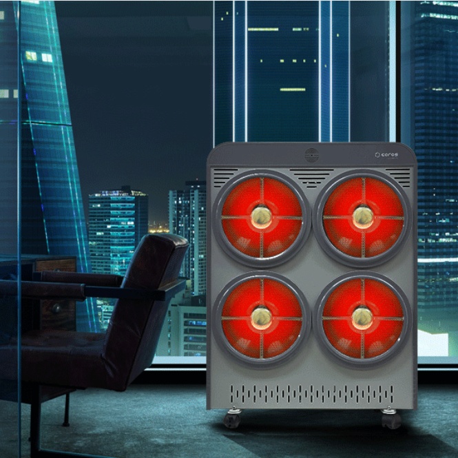 카페용 저전력 전기히터 개별난방 4구 하이라이트히터 16평형