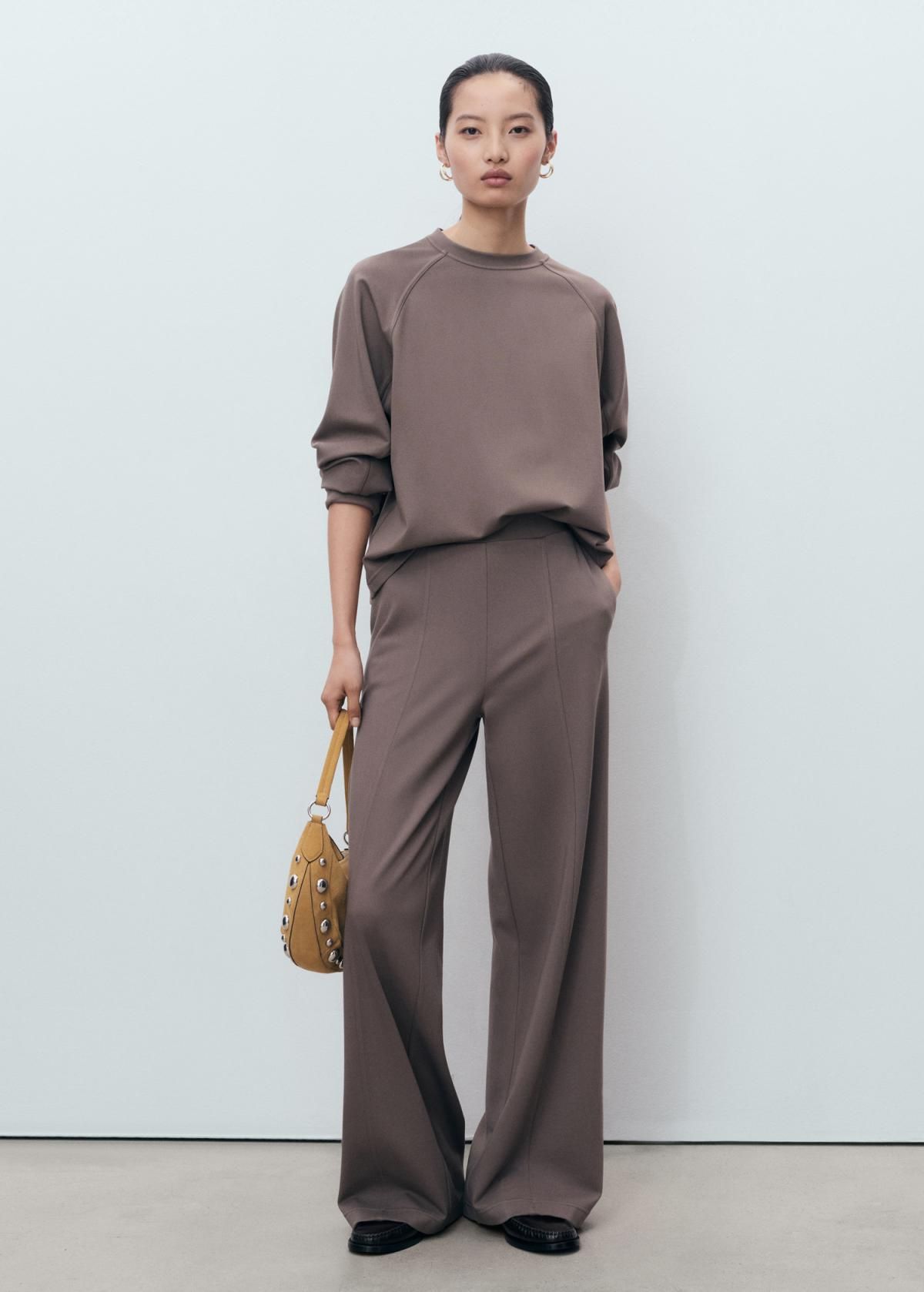 망고 이지 와이드핏 조거 팬츠 웨이스트 밴딩 플러스사이즈 17024098 - 상세 이미지 3