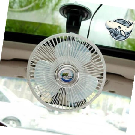차량용공기청정기 자동차 유리흡착식 선풍기 여름 더위 해소용
