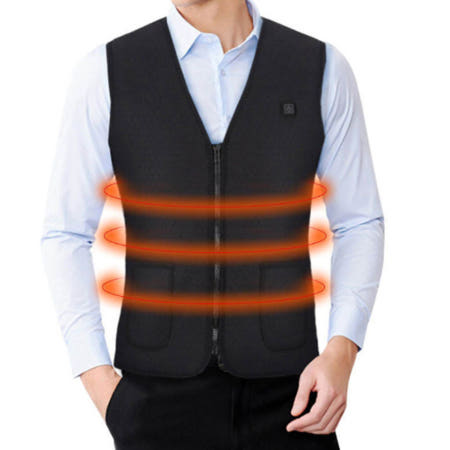 USB 발열 조끼 보온 온열 조끼 겨울 등산 낚시 캠핑 골프 패딩 방한 작업복 핫팩 작업복