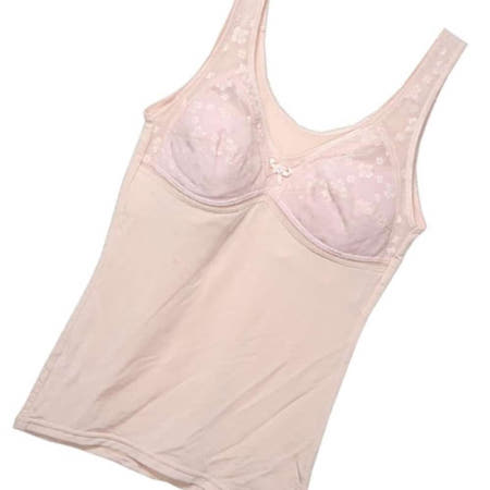 mon 여자보정나시 여자속옷 매쉬 스킨색 B컵 브라런닝