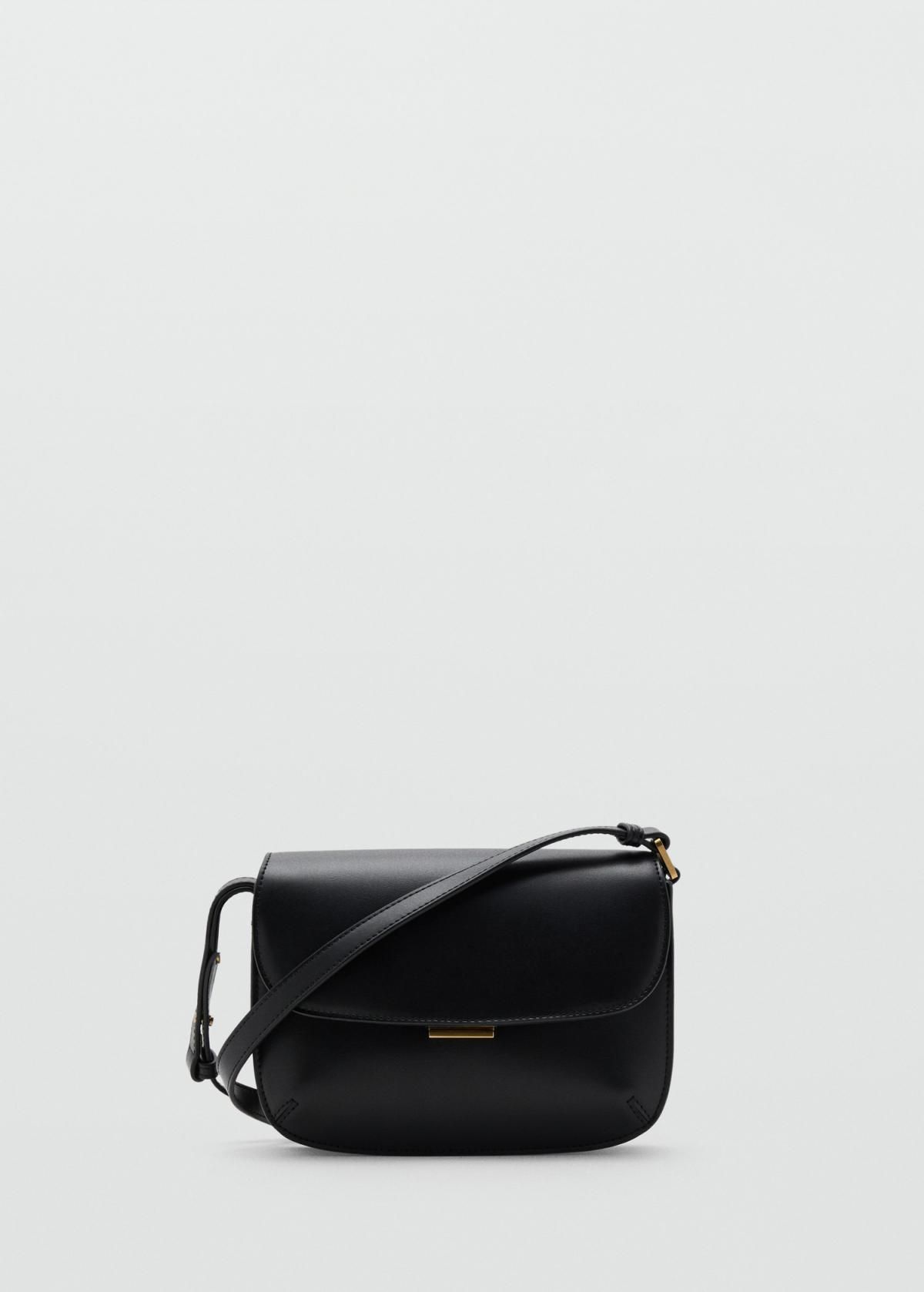 망고 미니멀 레더 크로스백 17025798 NEGRO - 메인 이미지