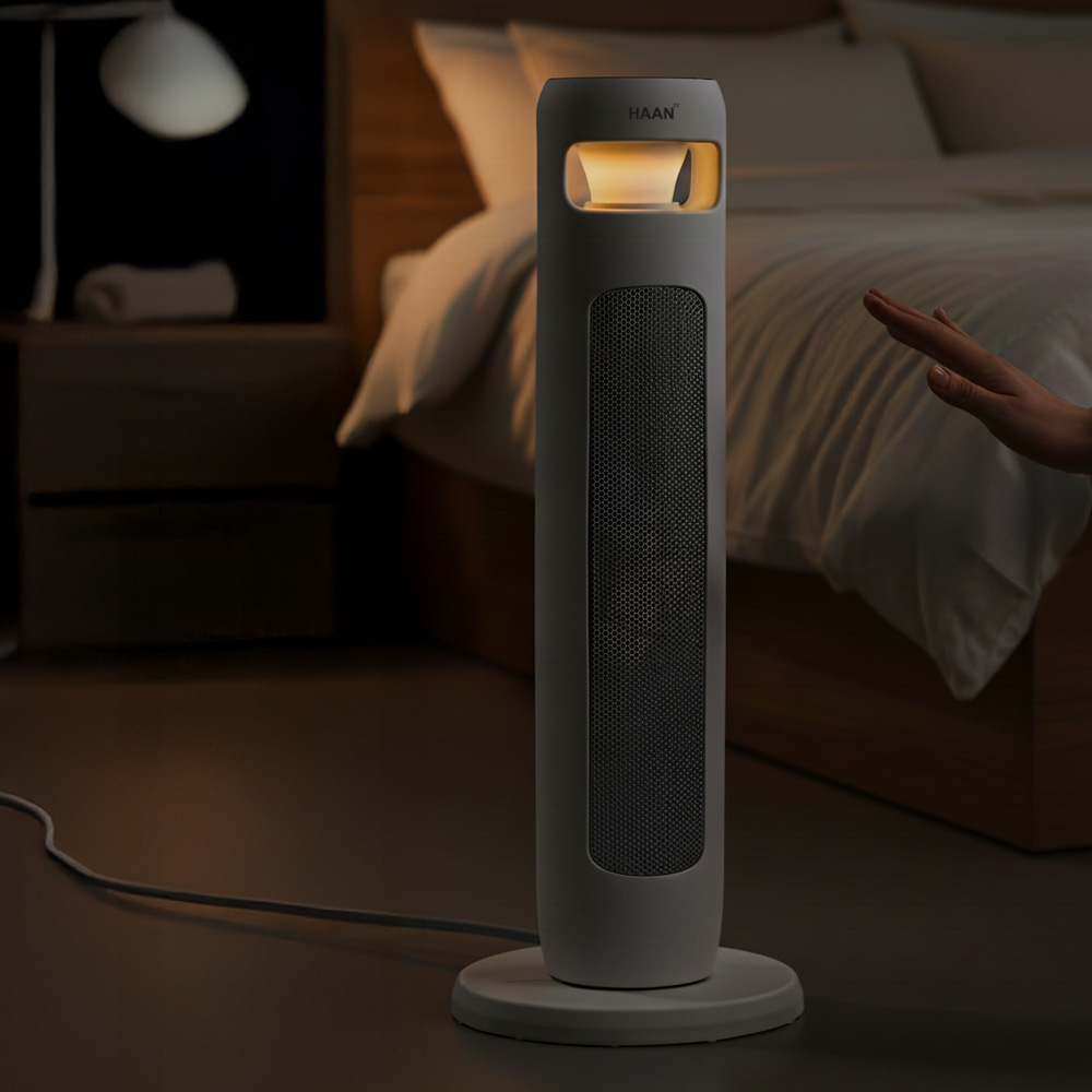 한경희 온풍기 그래핀 PTC히터 가정용 사무실 무드등 온풍기 HA-25200FH