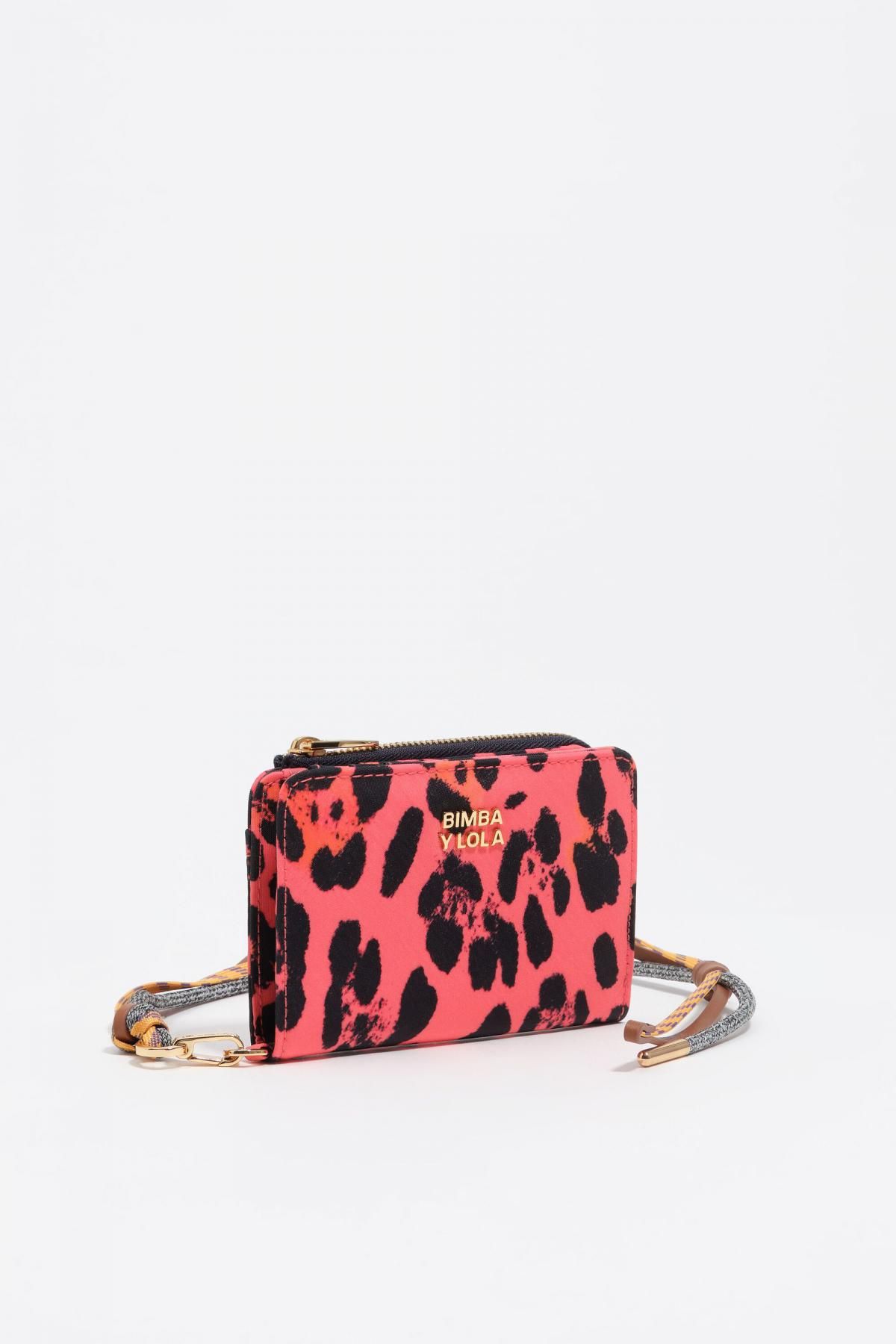 빔바이롤라 일렉트릭핑크 나일론 크로스 미니 파우치 252BBK223.11340 LEOPARD ELECTRIC PINK - 상품 이미지
