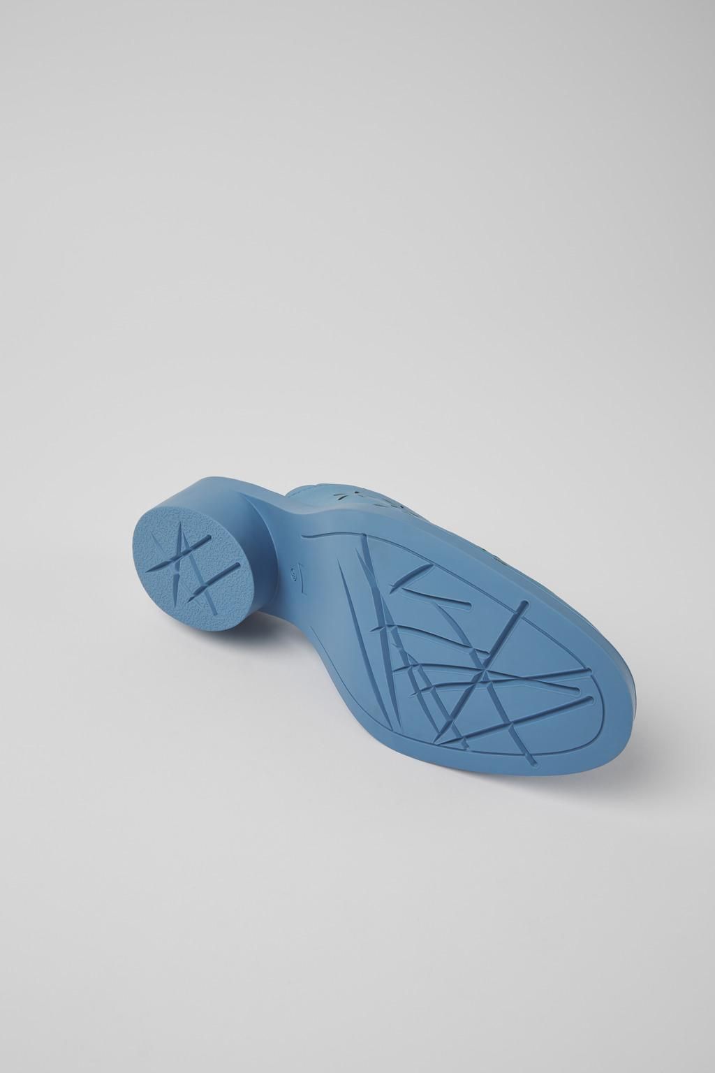 캠퍼 플라워컷 블루 레더 뮬 펌프스 K201482-002 BLUE - 상세 이미지 5