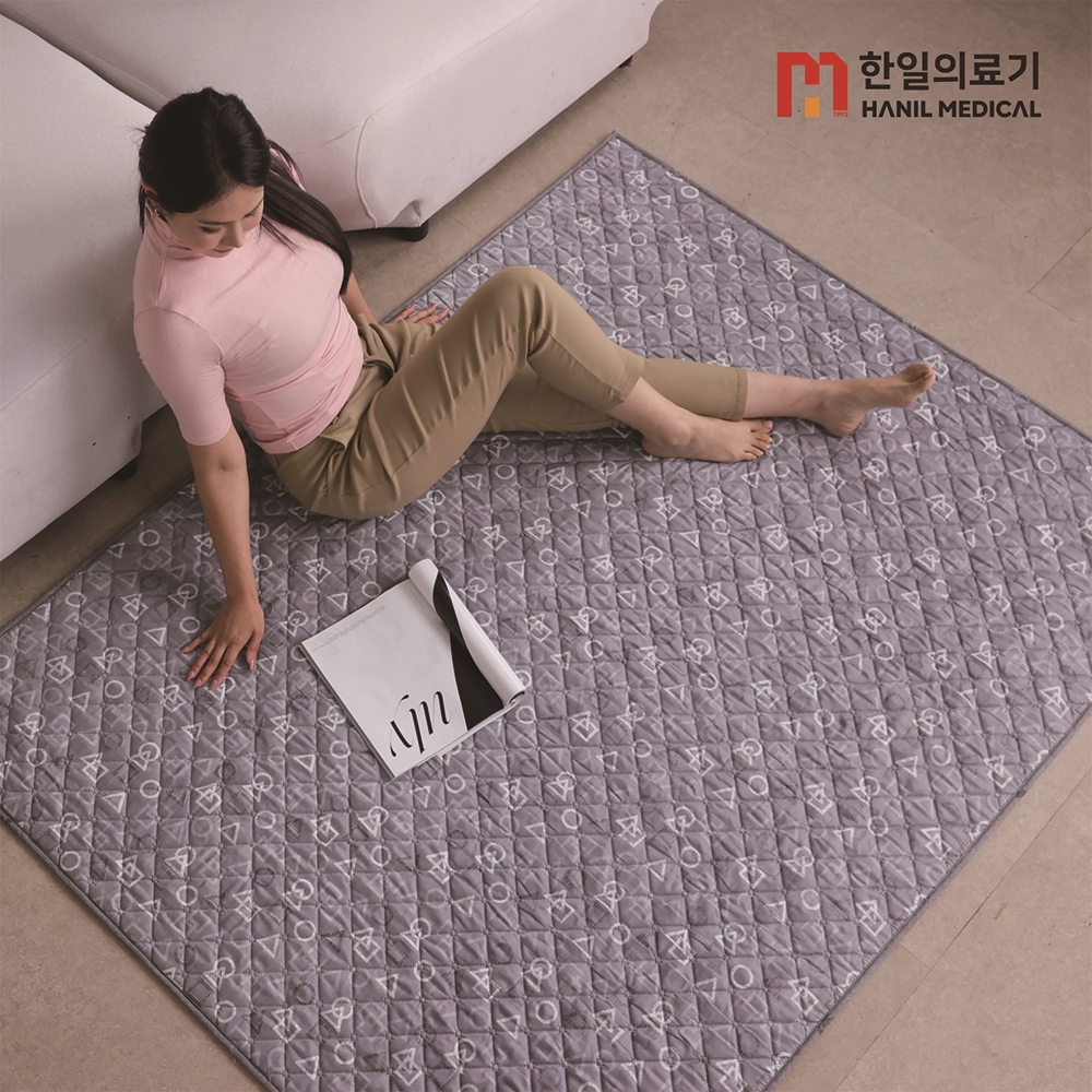 전자파없는 EMF 국산 한일의료기 탄소매트 카본 전기매트 전기요 전기장판 슈퍼싱글, 110x180cm, 오보석
