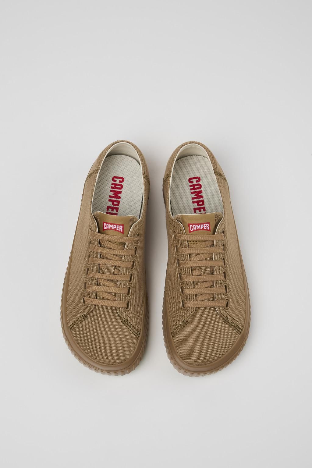 캠퍼 친환경 브라운 여성 로우탑 스니커즈 Peu Roda K201591-007 BROWN - 상세 이미지 4