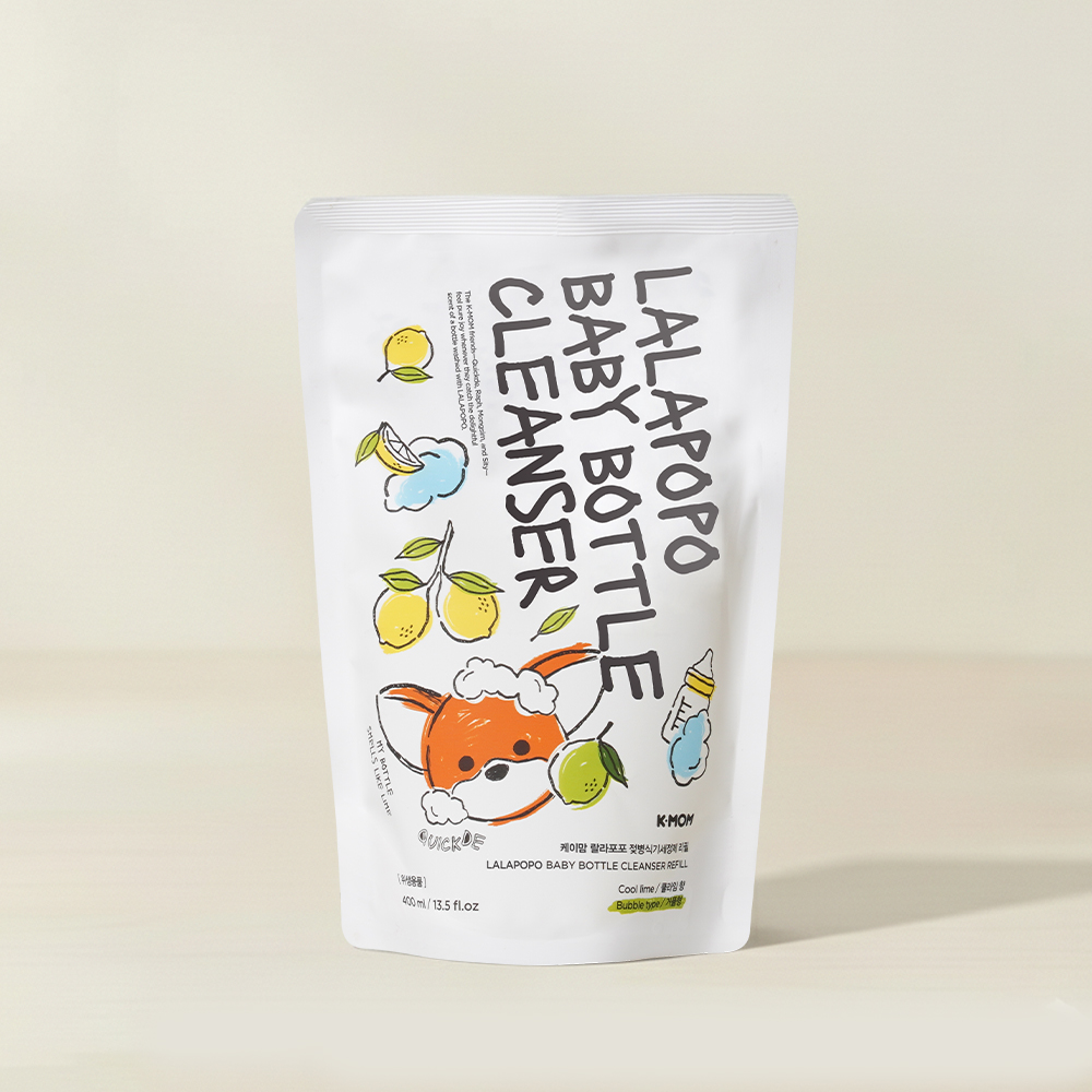 케이맘 랄라포포 젖병식기세정제 리필 400ml (거품형) - 상품 이미지