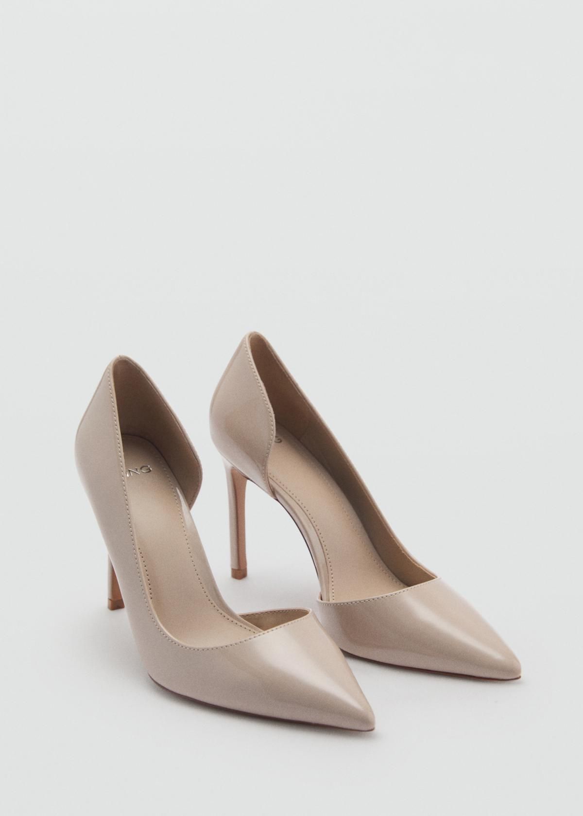 망고 에나멜 하이힐 비대칭 펌프스 10cm 17093821 GRIS - 상세 이미지 3