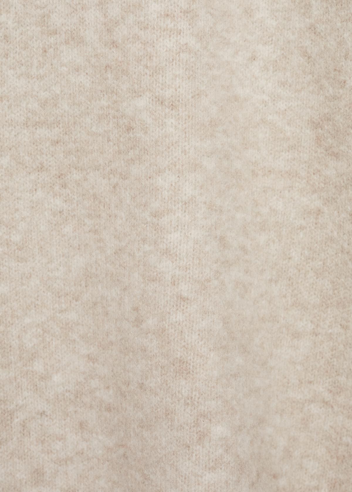 망고 브이넥 소프트 니트 베이직 스웨터 17004105 BEIGE - 상세 이미지 5