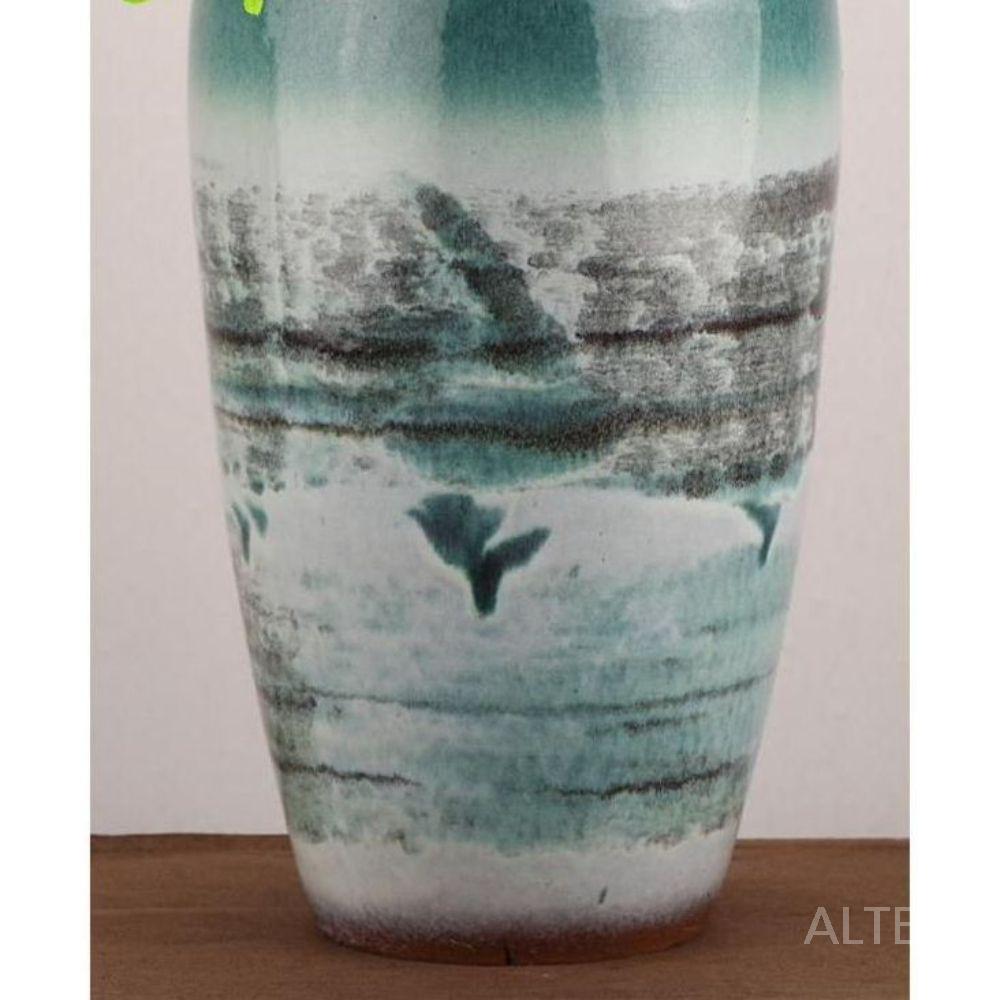 대형 도자기 항아리 빈티지 긴 화분 분갈이 입구 13cm 높이 40cm - 상세 이미지 2