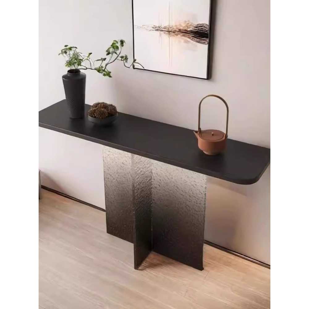 슬림 콘솔 협탁형 폭좁은 디자인 수납 인테리어 가구 A형 120x30x75cm - 상세 이미지 3