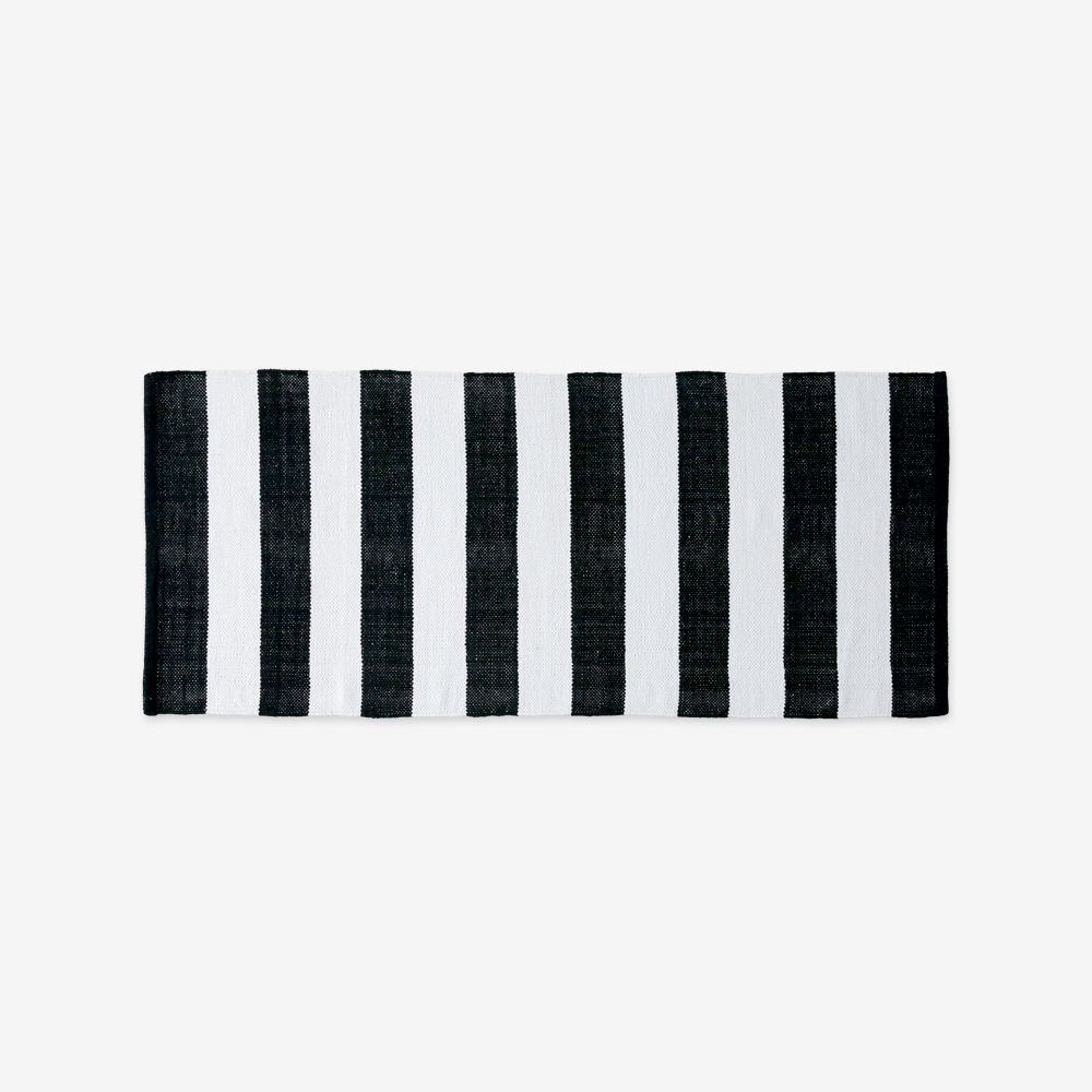 MAXO 핸드메이드러그 60x140 블랙 1380.9346, 144x62cm