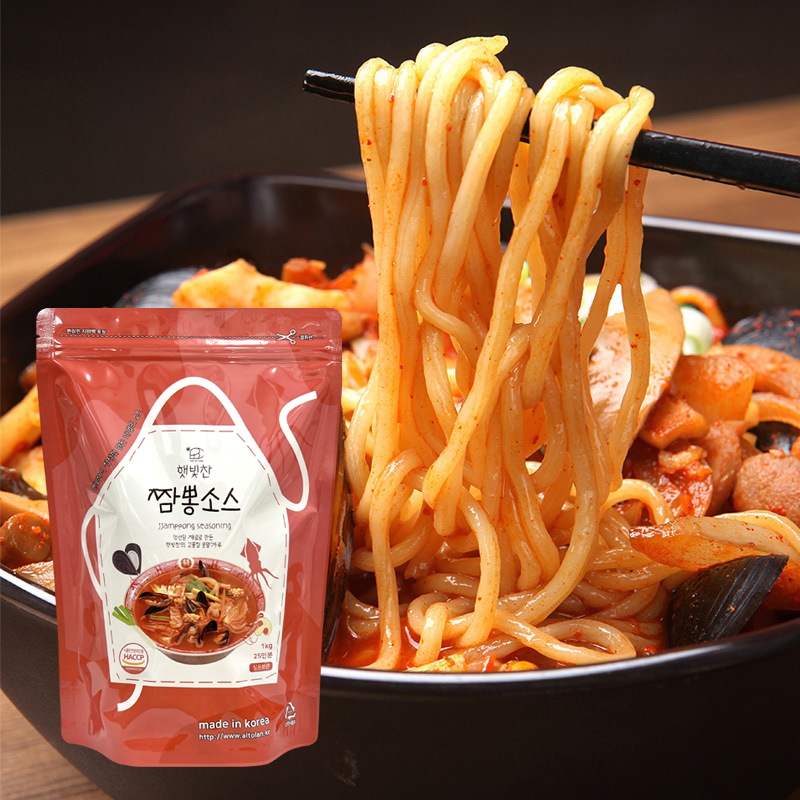 짬뽕 1kg 소스 양념 분말 볶음 국물 간 중식요리 - 상품 이미지