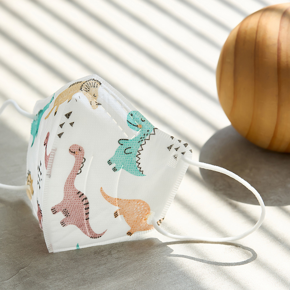 닥터퓨리 KF80 공룡 캐릭터 부리형 황사마스크 다이노스, 25매