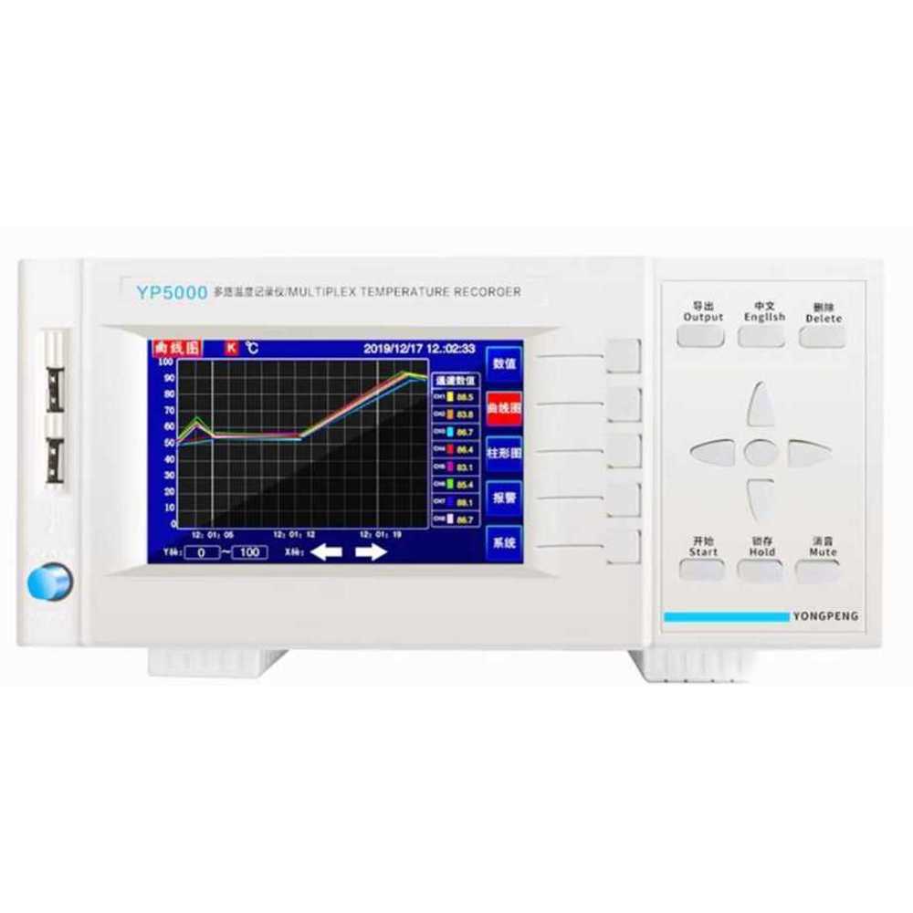 멀티 채널 온도 기록계 정밀 온도 데이터 측정기 YP5016XL 수치 (USB) - 상세 이미지 2