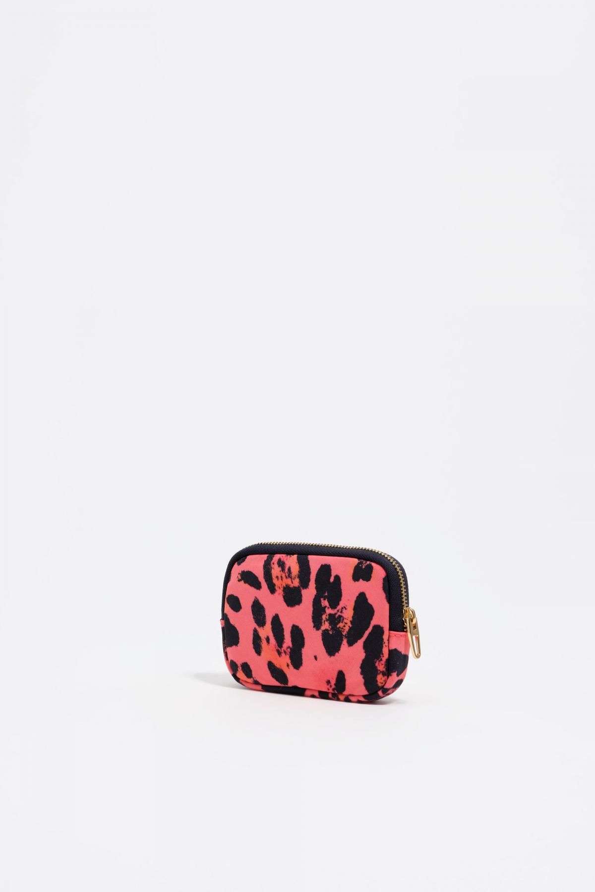 빔바이롤라 레오파드 네온핑크 나일론 코인 파우치 252BBK140.11340 LEOPARD ELECTRIC PINK - 상세 이미지 4