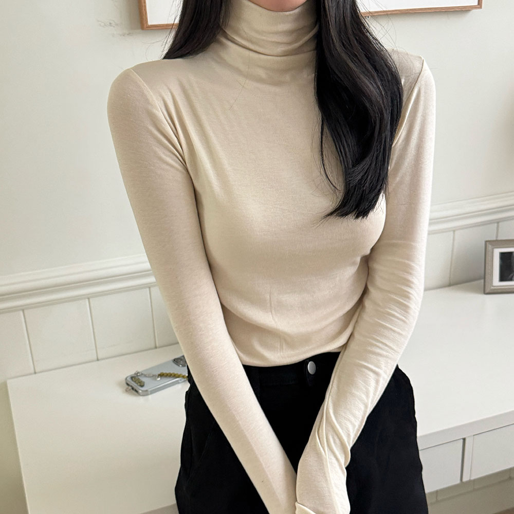 여성목폴라티 이너 텐셀목폴라 - 메인 이미지