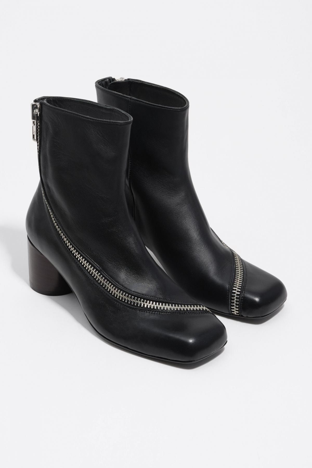빔바이롤라 프리미엄 레더 지퍼 블랙 앵클부츠 252BZ0630.10000 BLACK - 상세 이미지 2