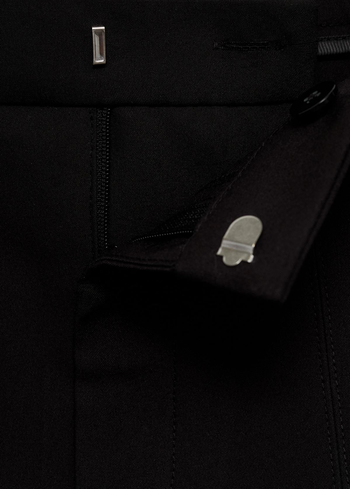 망고 오피스 스키니 크롭 슬랙스 팬츠 17041176 NEGRO - 상세 이미지 5